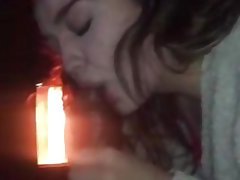 Amateur, Blowjob, Cum in mouth, Interracial